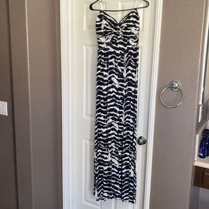 Strapless GUESS Maxi Dress